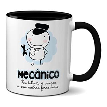 Imagem de Caneca Mecânico O Talento É Sempre A Melhor Ferramenta (Preta)