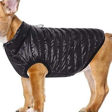 Imagem de inverno para cães frios,suéter tecido lã para cães inverno jaqueta pulôver para cães - Chihuahua Pug Vestuário Cachorros Casaco Outono Inverno Roupas Cachorro Roupas Para Sritob