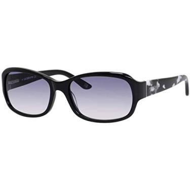 Imagem de Óculos de Sol LIZ CLAIBORNE 560/S 0807 Preto 56 mm - Retangular - Masculino - Moderno - Para Mulheres