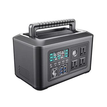 Imagem de Central Elétrica Portátil 1024Wh, 1000W High Power Outdoor Power Bank, 5000 Ciclos, com 3 Saídas CA de Onda Senoidal Pura, 12 Saídas, para Casa, Exterior, Gerador Solar Rv