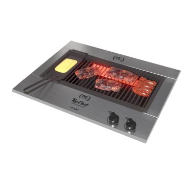 Imagem de Churrasqueira Grill a Gás Top Chef Gourmet de Embutir em Inox TCIN50 Bivolt - Venax 26952