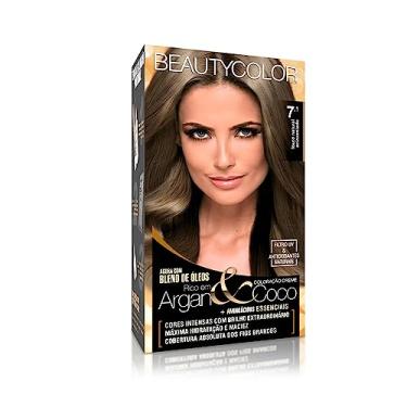 Imagem de TINTURA BEAUTY COLOR KIT 7.1 LOURO ACINZ