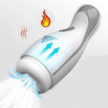 Imagem de Íncrivel Mastubador Automático Pistão Mãos Livres com 10 níceis de Velocidade Recarregável - Sensação Realística Levando ao Orgasmo T56