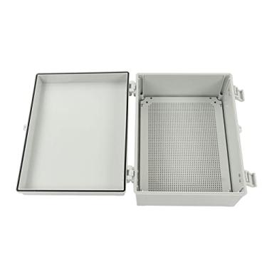Imagem de Caixa de Junção Com Tampa Articulada, Caixa de Junção Externa, Caixa Elétrica Isolada Ip67 à Prova d'água para Projetos Diy, Resistores únicos