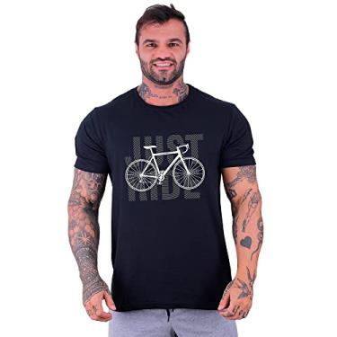 Imagem de Camiseta Tradicional Bicolor Masculina Básica MXD Conceito MTB Mountain Bike Speed Gravel T-Shirt Ciclismo Casual (GG, Opção 12)