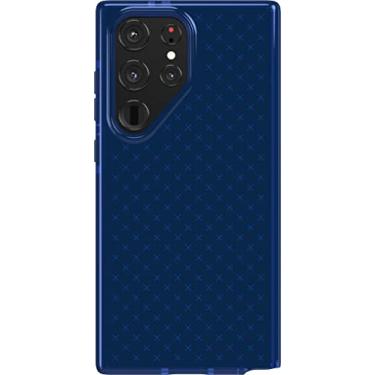 Imagem de tech21 Capa para celular Evo Check para Samsung Galaxy S23 Ultra - azul meia-noite de 4,9 m com proteção contra quedas à prova de choque e resistente a arranhões