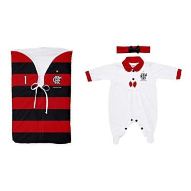 Imagem de Novo Kit Bebê Saída De Maternidade Flamengo Oficial Menina