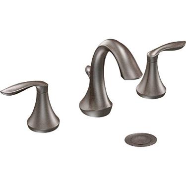 Imagem de Moen T6420ORB Eva Two-Handle High-Arc Bathroom Faucet without Valve, Oil-Rubbed Bronze