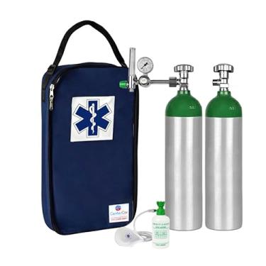 Imagem de Kit Oxigênio 3L 2 Cilindros Bolsa Marinho