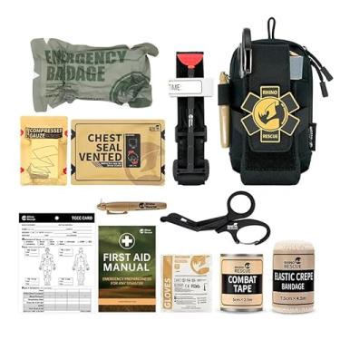 Imagem de Kit Aph Tático Rhino Compact Battle Primeiros Socorros de Combate