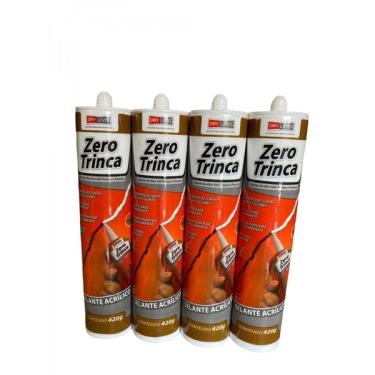 Imagem de Kit Selante Acrílico Para Trincas E Fissuras Zero Trinca 420g