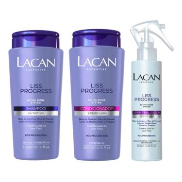 Imagem de Kit Lacan Liss Progress Shampoo + Condicionador + Spray
