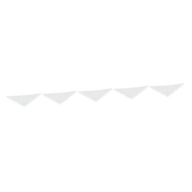 Imagem de 5 Unidades Lenço De Véu De Renda Véu Branco Véu De Renda Triângulo Lenço Branco Véus De Renda Triângulo Cachecol Meninas Franja Branca Moda Senhorita Xaile Poliéster
