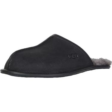 Imagem de UGG Chinelo masculino, Couro preto, 7