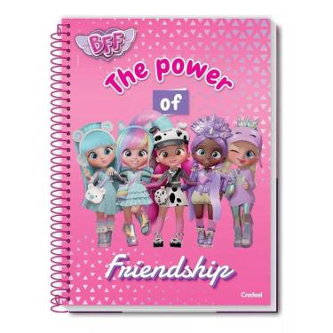 Imagem de Caderno Espiral 80 Fls 1 Matéria Bff Friends Hip Credeal