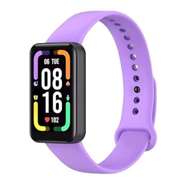 Imagem de Pulseira Silicone Colorida Para Xiaomi Redmi Smart Band Pro DM ACESSÓRIOS (LILÁS)
