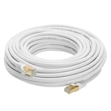 Imagem de Cables Direct Online Cabo de rede Ethernet de cobre 7 m S/FTP Cat7, fio de Internet, compatível com PC, laptop, modem, roteador, TVs, cabo de impressora, consoles para casa e escritório (7,6 m,