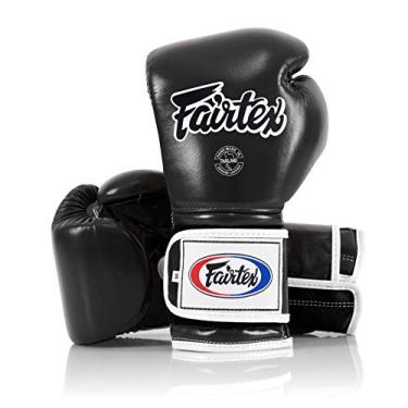 Imagem de Fairtex BGV9 Muay Thai para boxeadores e treinadores profissionais | Luva estilo mexicano para rebatedores duros | Luvas de MMA para artes marciais | Luvas de boxe leves e absorventes de choque de