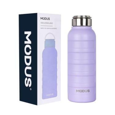 Imagem de MODUS Garrafa de Água Térmica Esportiva Academia Isolada a Vácuo Aço Inox 1000ML (Roxo)