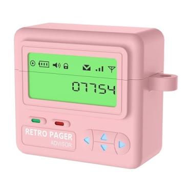 Imagem de Adequado para airpods4 capa de fone de ouvido retro bb modelo 4ª geração capa protetora de silicone capa de fone de ouvido bluetooth,Pink