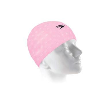 Imagem de Touca de Natação, Speedo, Comfort 3D Cap, Resistente a Rasgos - Rosa
