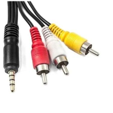 Imagem de Cabo Auxilia P3 X 3rca Estéreo 2.0 Metro Para caixas de Som - A.R Vari