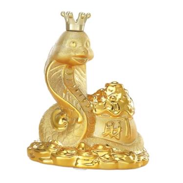 Imagem de WeiLaiKeQi Cofrinho de, caixa de economia, presente de aniversário, colecionáveis, moedas, banco de dinheiro, estátua de do zodíaco chinês para mesa, com Coroa20x16x23cm