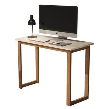 Imagem de mesa de estudo para notebook estilo retro off - Móveis Vg