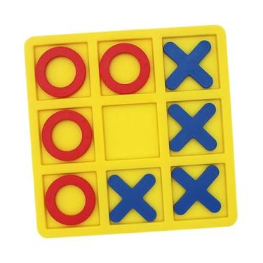 Imagem de Fancyes Xo Game Noughts and Crosses Jogo Clássico Educacional Quebra-cabeça XO Mesa Brinquedo para Adultos Presentes Internos e Externos