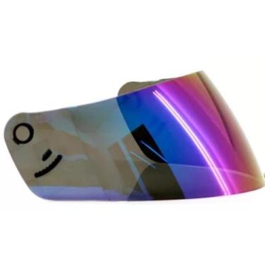Imagem de Viseira Capacete EBF E0X Spark 2mm Polivisor, Camaleão