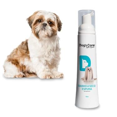 Imagem de DOG’S CARE Banho A Seco Espuma 150ml - Ideal para Cães e Gatos - Banho Sem Água - Prático e Seguro - Cheirinho de Talco de Bebê