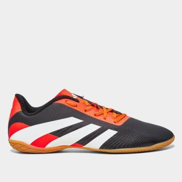 Imagem de Chuteira Futsal Adidas Predator Artilheira 24 Unissex, Preto, Branco, 