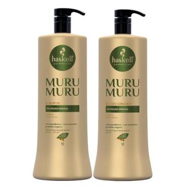 Imagem de Kit Shampoo e Condicionador para Nutrição e Recuperação Haskell MuruMu