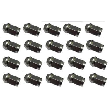 Imagem de Jogo Com 20 Porcas Cromada Roda S10, Blazer, D20 E Silverado - Spc