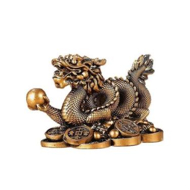 Imagem de Figura De Decoração De Casa Com Ornamento De Dragão Chinês - Jiaxi