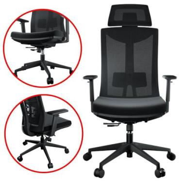 Imagem de Cadeira Para Estudos escritório Home Office com Sistema Ergonômico de 