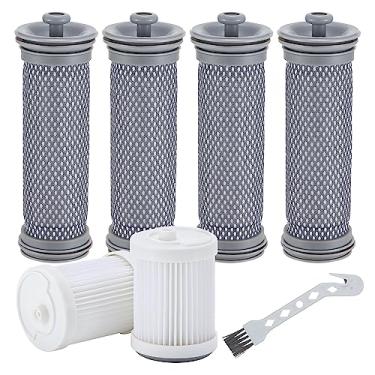 Imagem de UYGHHK Kit de substituição para filtro Tineco, compatível com aspirador sem fio Tineco A10 A11 Pure ONE S12 Series, 4 pré-filtros e 2 filtros HEPA