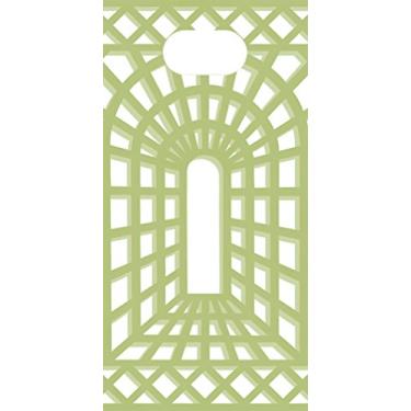 Imagem de Sacos de festa com treliça de jardim de entretenimento, 10 x 5 x 20 cm, pacote com 8