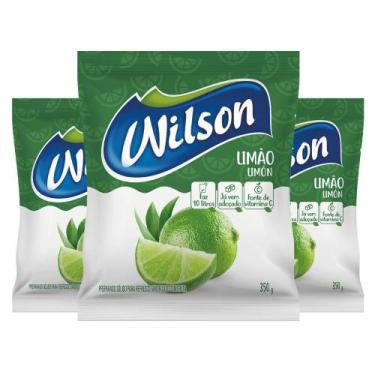Imagem de Kit 3un de Suco Em Pó Refrescante Sabor Natural Limão 350G Rende 10L A