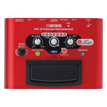 Imagem de Pedal Boss VE-2 para Vocal, Vermelho