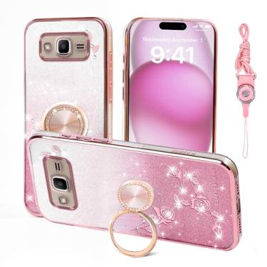 Imagem de Nouxwerx Capa para celular Samsung J2 Prime, capa protetora à prova de choque para Samsung Galaxy G530 (ouro rosa)