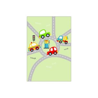 Imagem de Painel De Festa Vertical 1,50 x 2,20 - Carrinho Cute Cruzamento 015 - 