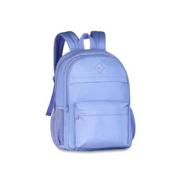 Imagem de Mochila Costas Juvenil Escolar Faculdade Feminina Reforçada - Clio, Az