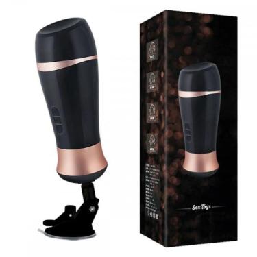 Imagem de Masturbador 10 Vibrações Com Som E Ventosa Vipmix - vip mix