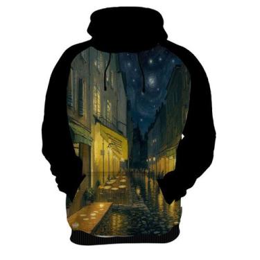 Imagem de Moletom Casaco Van Gogh Releitura Café no Terraço à Noite 4 - Enjoy Sh
