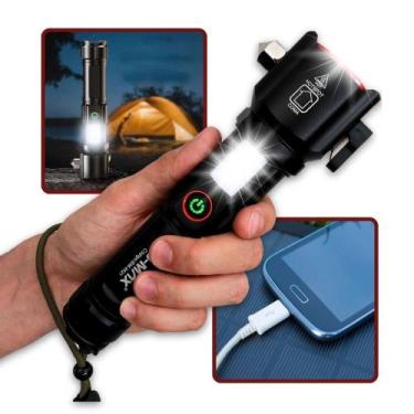 Imagem de Lanterna Tática Militar Sabre de Luz Led Recarregável Multifuncional Q