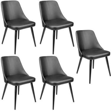 Imagem de Kit com 5 Cadeiras para Sala de Jantar Bárbara - Rivatti