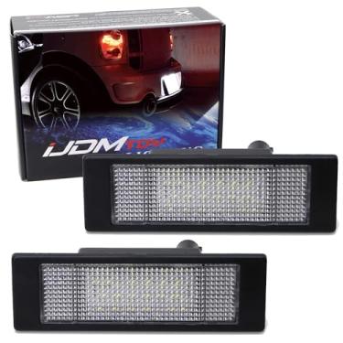 Imagem de iJDMTOY Kit de luz de placa de licença LED completo 3W compatível com MINI Cooper R55 R60 R61 (2007-11 Clubman, 2011-16 Countryman, 2013-16 Paceman), alimentado por diodos de LED branco xenon 18-SMD