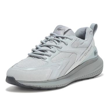 Imagem de Lacoste Tênis masculino L003 Evo, Lt Gry/Dk Gry, 40