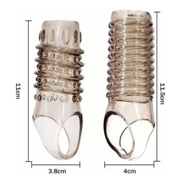 Imagem de Anel Peniano em Silicone, Texturizado, Prolongador, Cor Fumê,confortável, ideal para atraso da ejaculação e intensificação da ereção